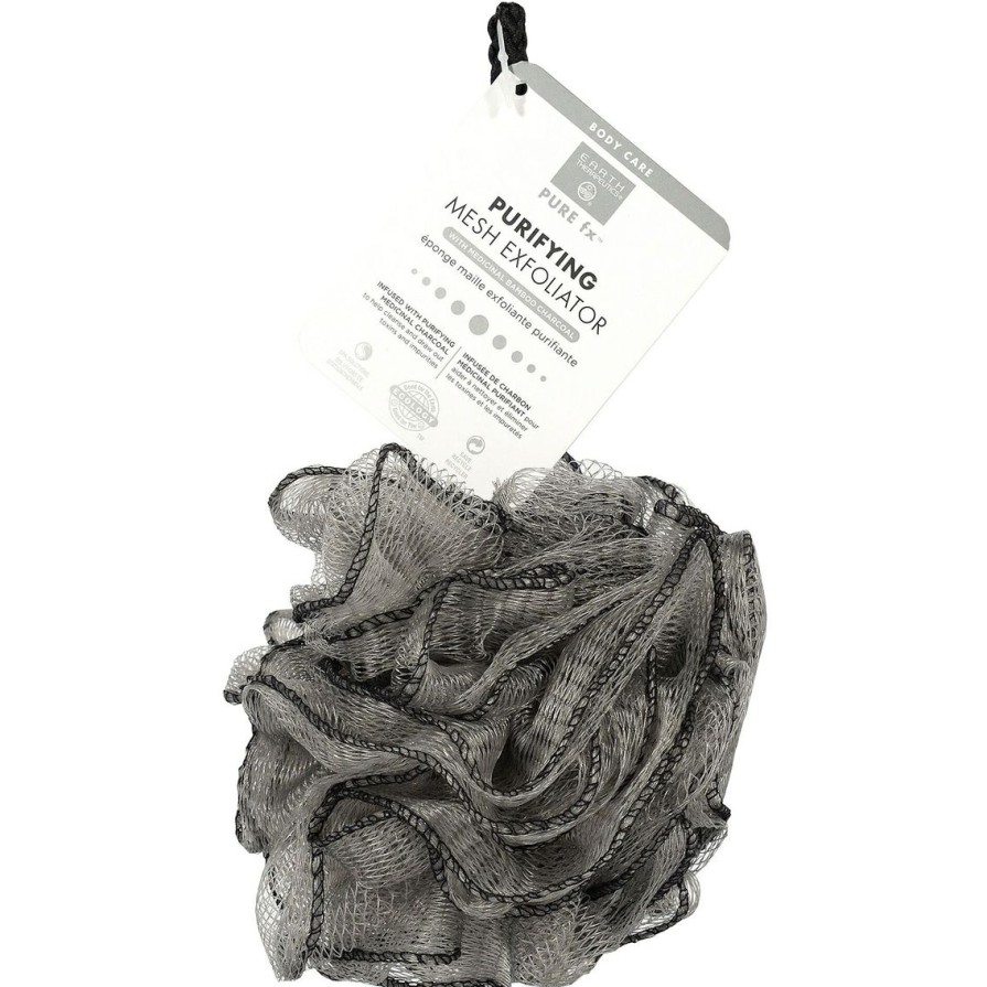 Beauty * | Hot Sale Earth Therapeutics Earth Therapeutic Charcoal Mesh Sponge