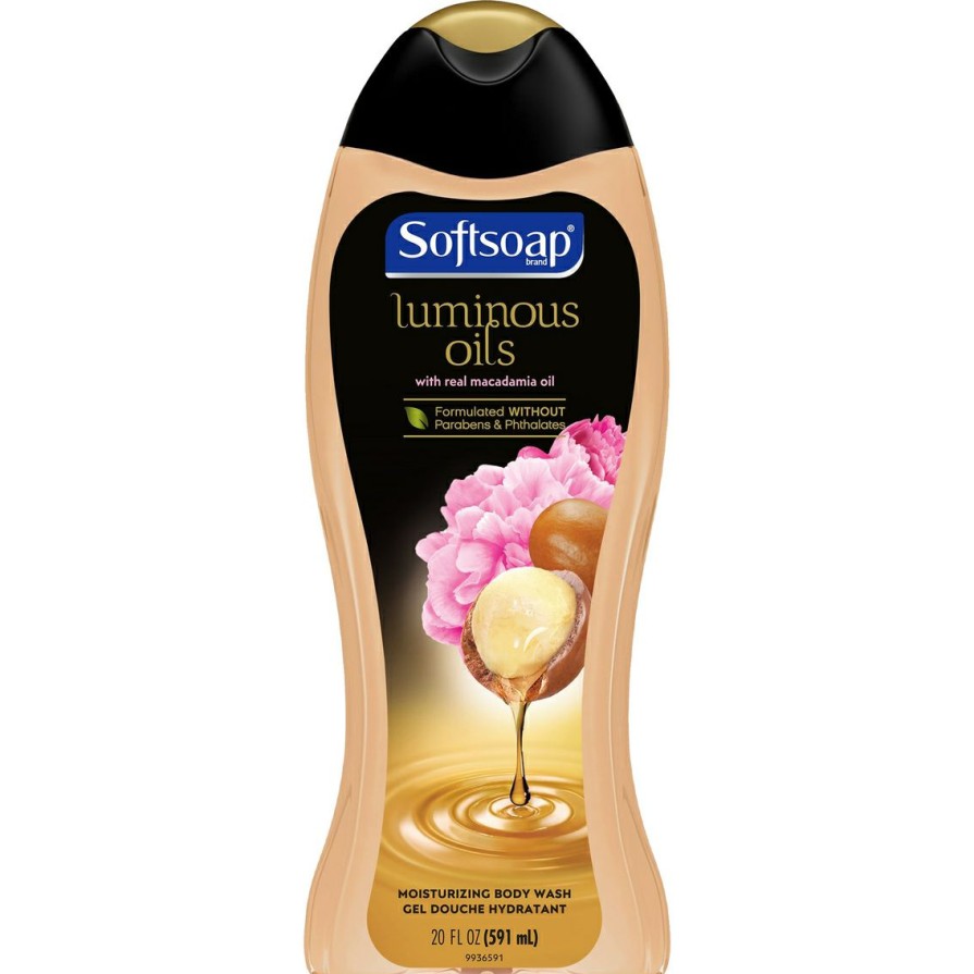 Beauty * | Best Sale Softsoap Luminous Oils Macadamia Oil And Peony Moisturizing Body Wash 20 Oz.