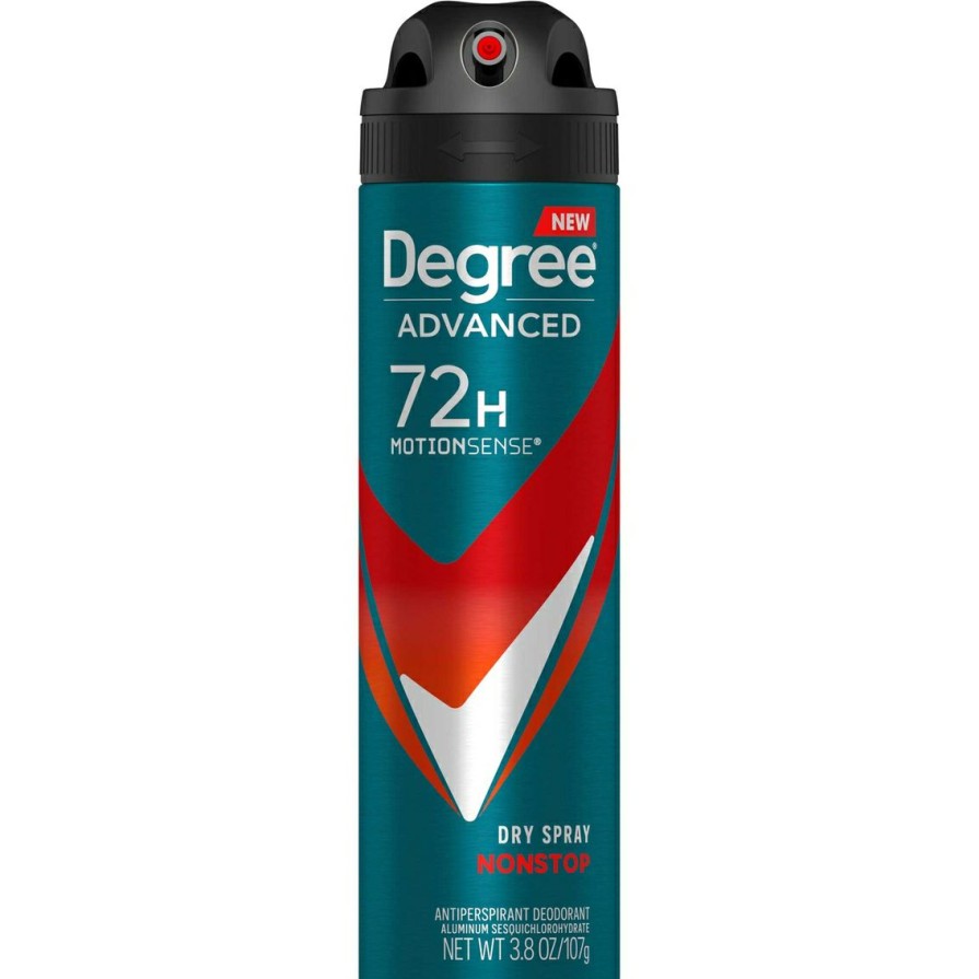 Beauty * | Coupon Degree For Men Apa Adv Nonstop Dry Spray Deodorant 3.8 Oz.