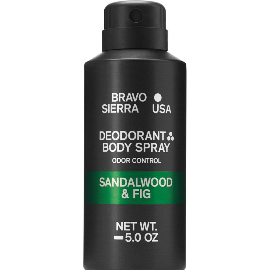 Beauty * | Wholesale Bravo Sierra Sandalwood And Fig Deodorant Body Spray 5 Oz.