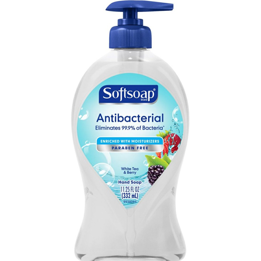 Beauty * | Brand New Softsoap White Tea And Berry Antibacterial Liquid Hand Soap 11.25 Oz.