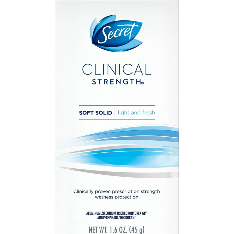 Beauty * | Best Pirce Secret Clinical Strength Light And Fresh Advanced Solid Antiperspirant Deodorant