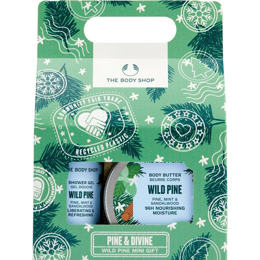 Beauty * | Flash Sale The Body Shop Pine And Divine Mini 3 Pc. Gift Set