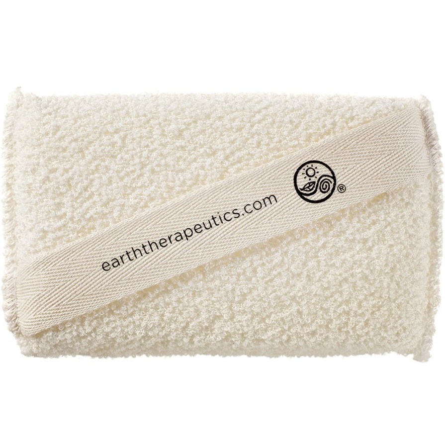 Beauty * | Hot Sale Earth Therapeutics Organic Exfoliating Hydro Cotton Square Sponge