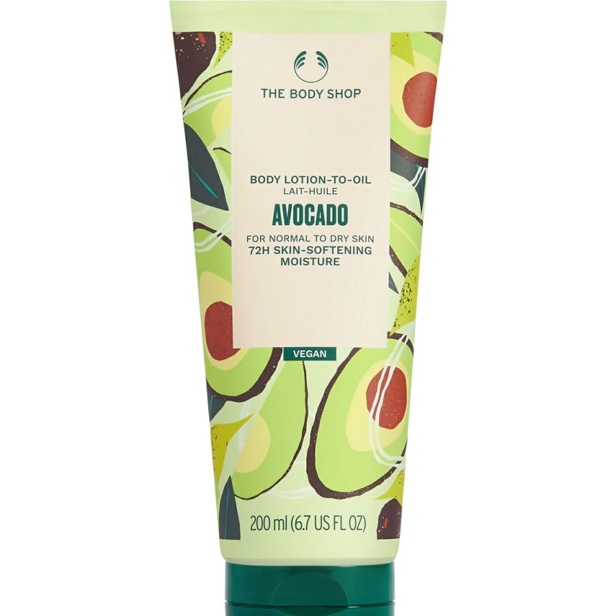 Beauty * | Buy The Body Shop Avocado Lotion To Oil 6.7 Oz.