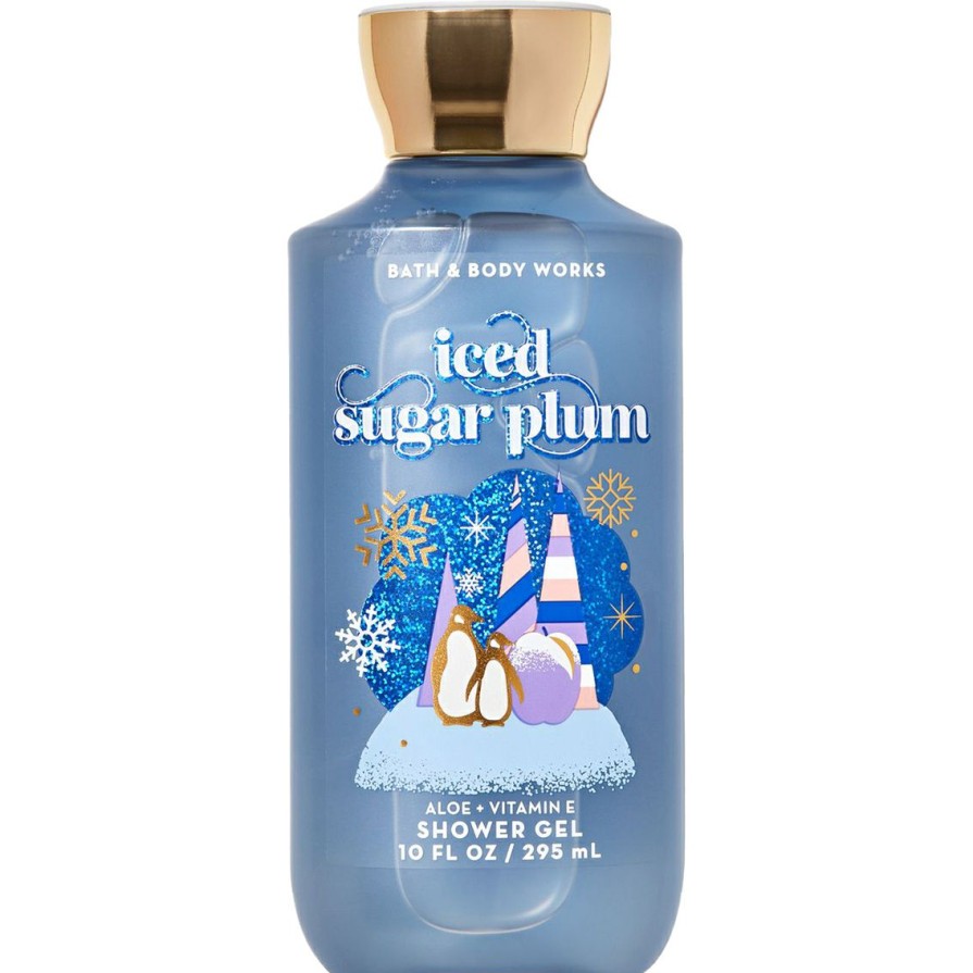 Beauty * | Flash Sale Bath & Body Works Holiday Traditions: Iced Sugar Plum Shower Gel