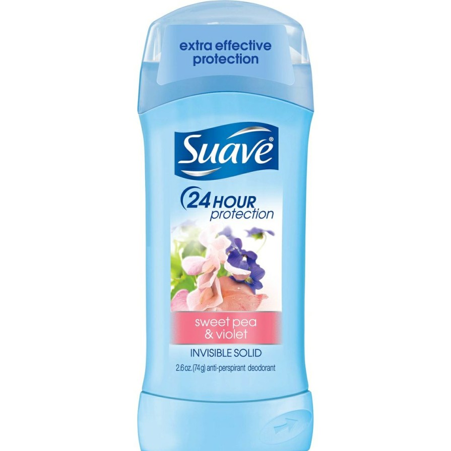 Beauty * | Cheapest Suave 24Hr Protection Sweet Pea And Violet Invisible Solid Antiperspirant/Deodorant