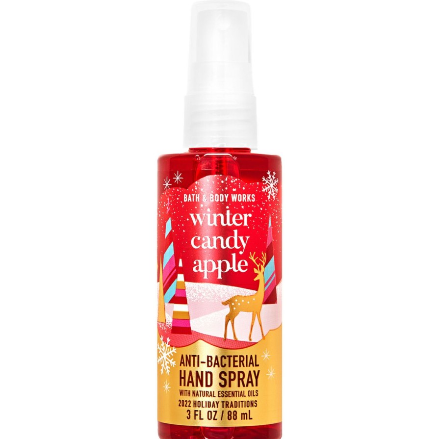 Beauty * | Best Sale Bath & Body Works Winter Candy Apple Hand Sanitizer Spray 3 Oz.