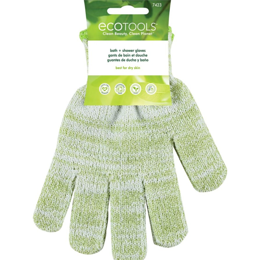 Beauty * | Best Pirce Ecotools Recycled Bath & Shower Gloves