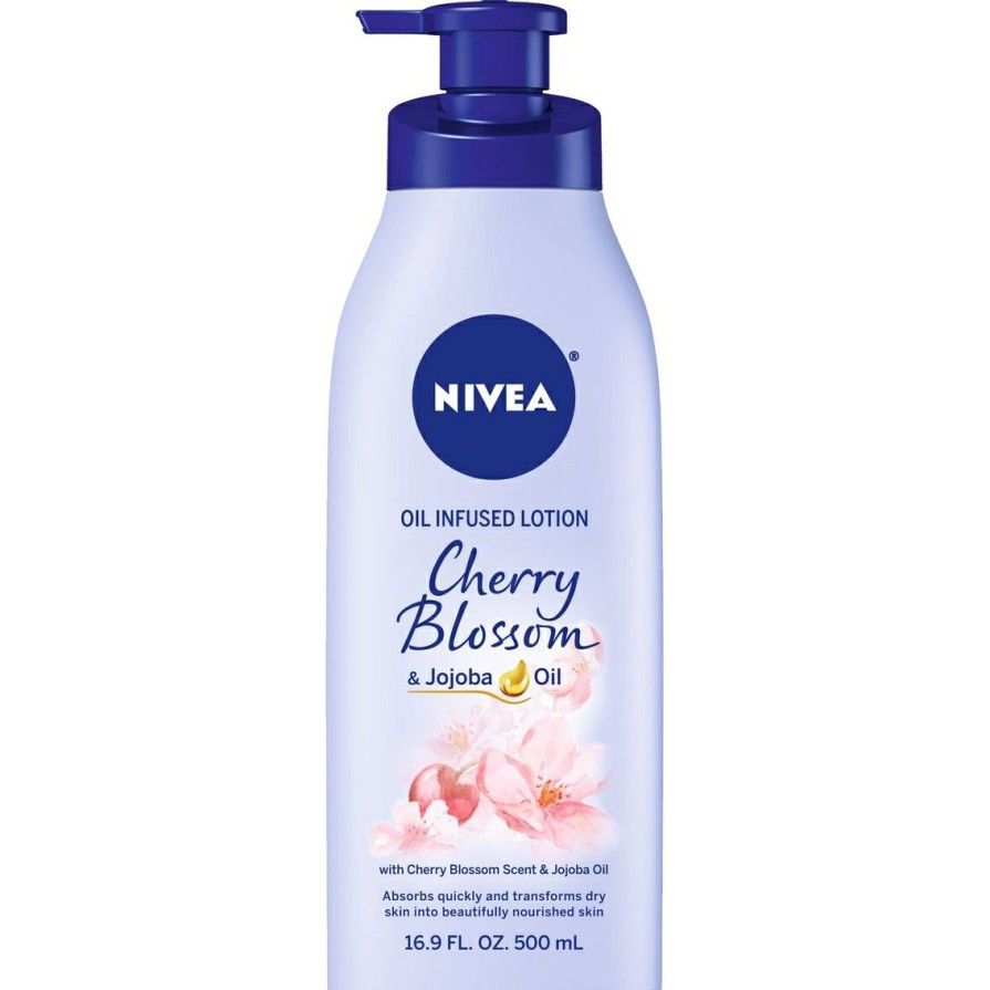 Beauty * | Discount Nivea Oil Infused Lotion Cherry Blossom 16.9 Oz.