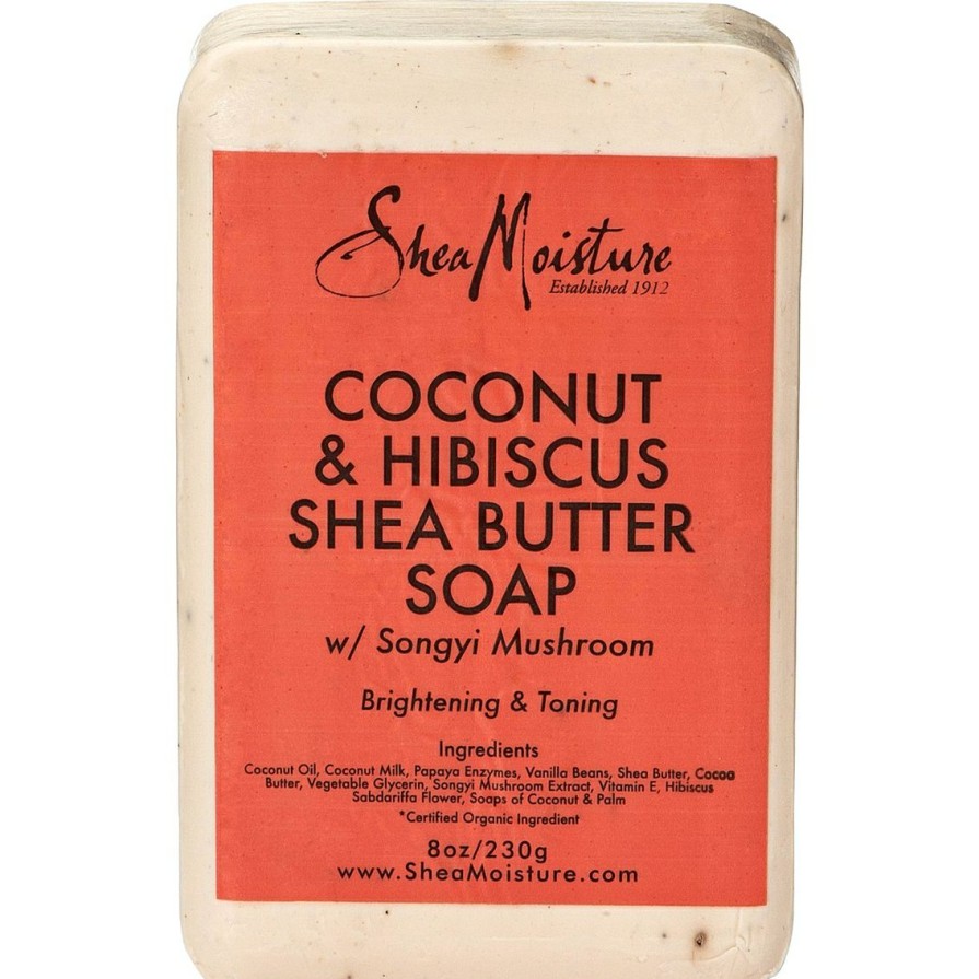 Beauty * | Best Pirce Sheamoisture Shea Moisture Coconut Hibiscus Bar Soap