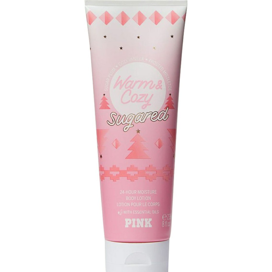 Beauty * | Promo Victoria'S Secret Pink Warm & Cozy Sugared Body Lotion 8 Oz.