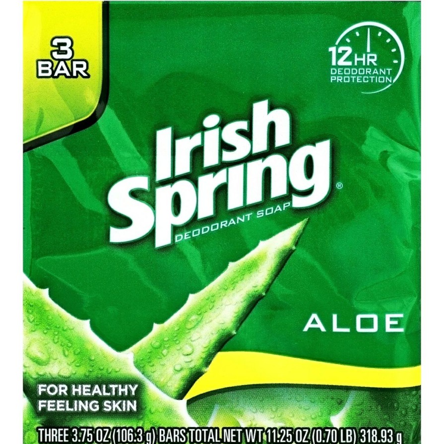 Beauty * | Coupon Irish Spring Aloe Vera Bar Soap, 3 Pk.