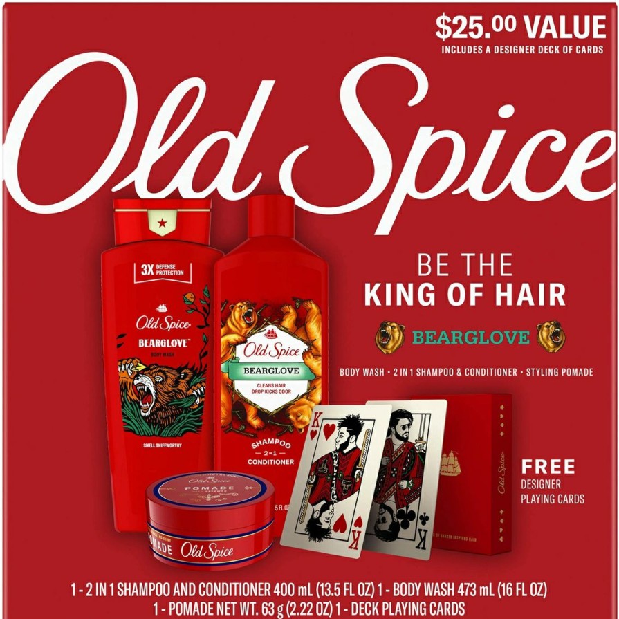 Men'S Shop * | Promo Old Spice 2022 Old Spice Bearglove Holiday Pack