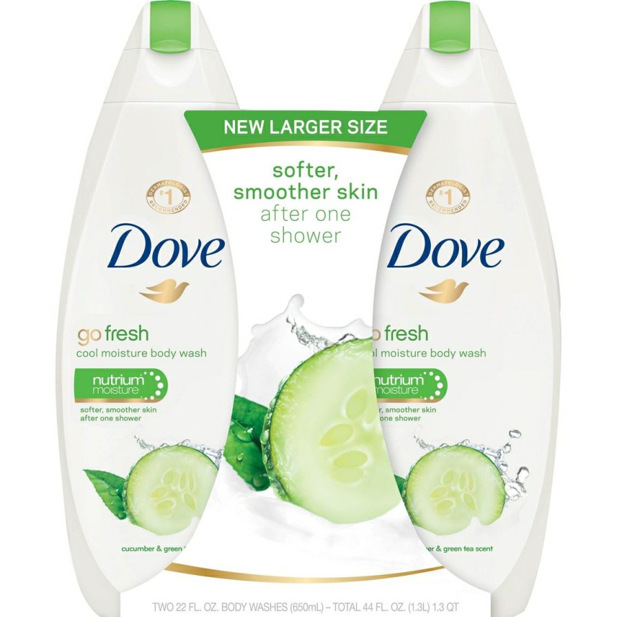 Beauty * | Promo Dove Body Wash Cucumber And Green Tea 20 Oz Twin