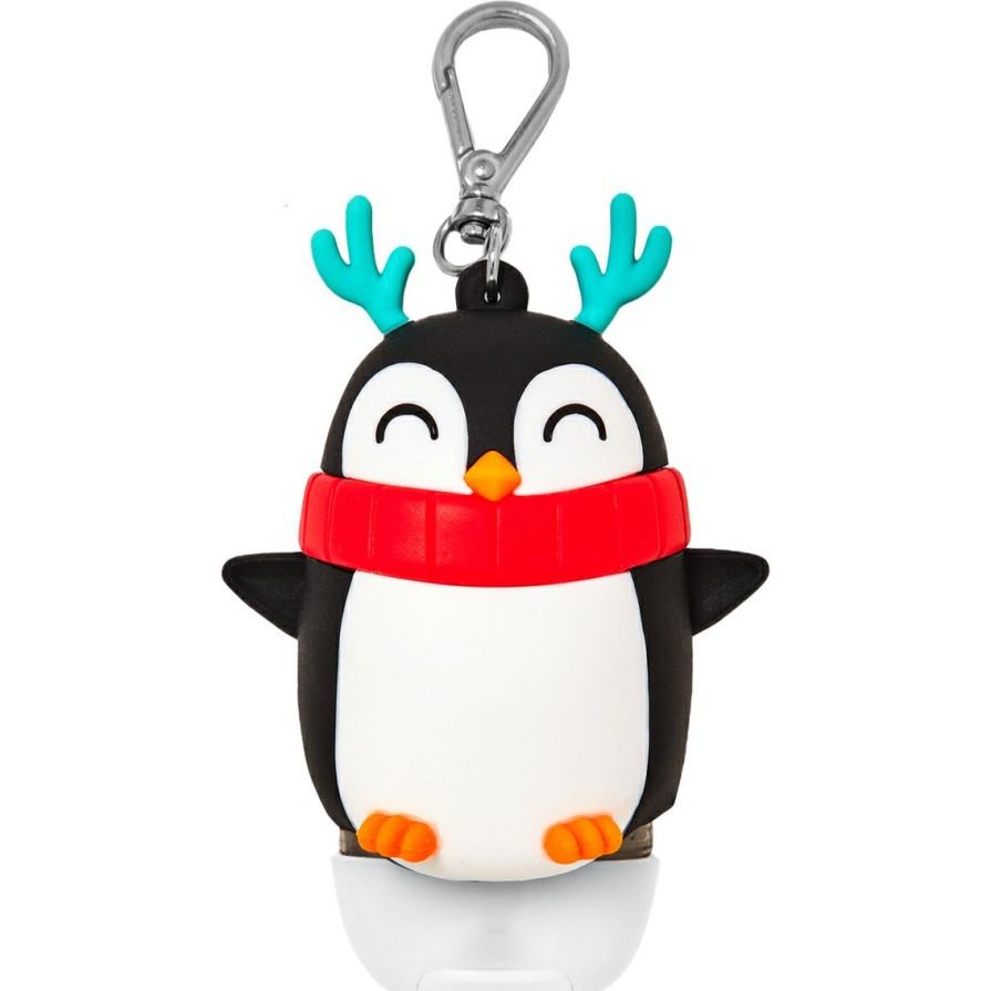 Beauty * | Deals Bath & Body Works Led Penguin Pocketbac Clip Hand Sanitizer