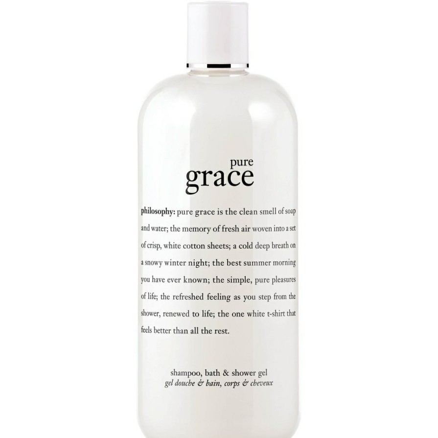 Beauty * | Best Sale Philosophy Pure Grace Foaming Bath And Shower Cream, 16 Oz.