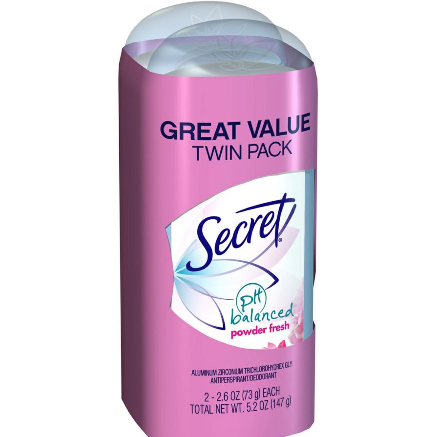 Beauty * | Cheap Secret Invisible Solid Powder Fresh Antiperspirant/Deodorant 2 Pk.