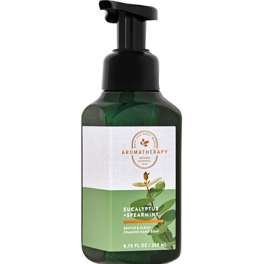 Beauty * | Outlet Bath & Body Works Aromatherapy Eucalyptus Spearmint Gentle & Clean Foaming Soap