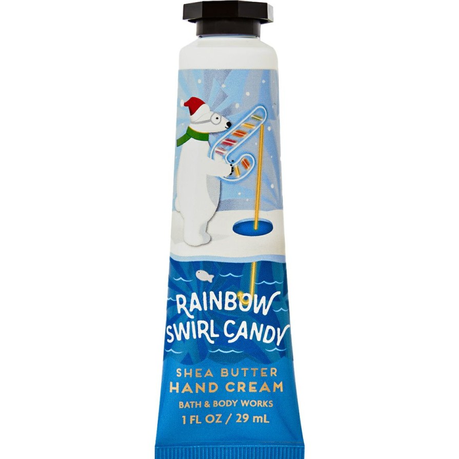 Beauty * | Buy Bath & Body Works Merry & Bright: Rainbow Candy Cane Hand Cream