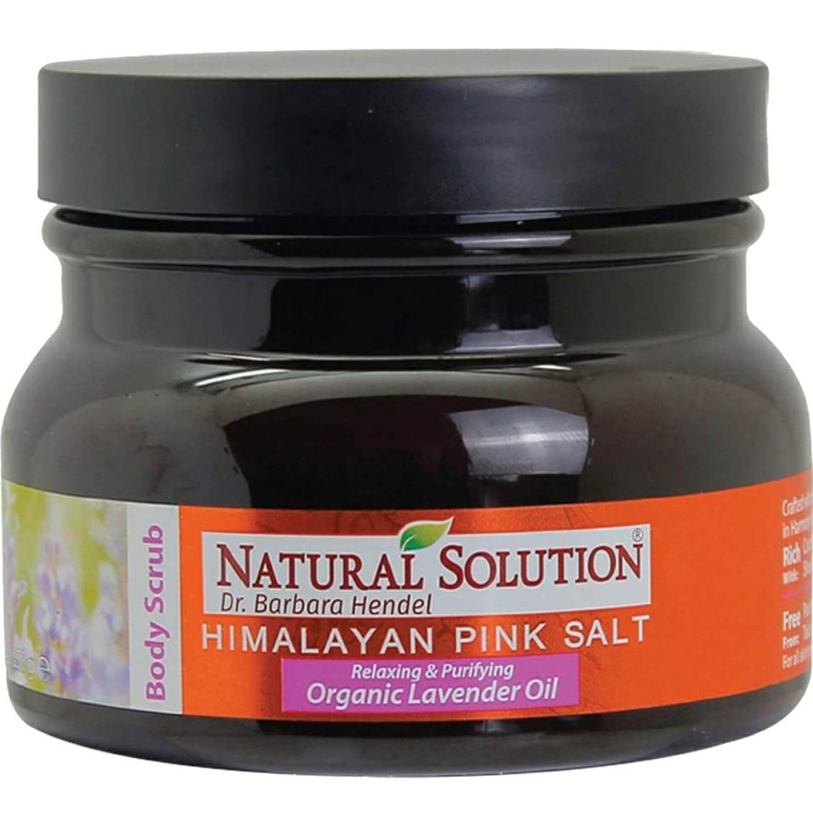 Beauty * | Best Deal Natural Solution Himalayan Pink Salt Body Scrub With Lavender Oil, 12.3 Oz.