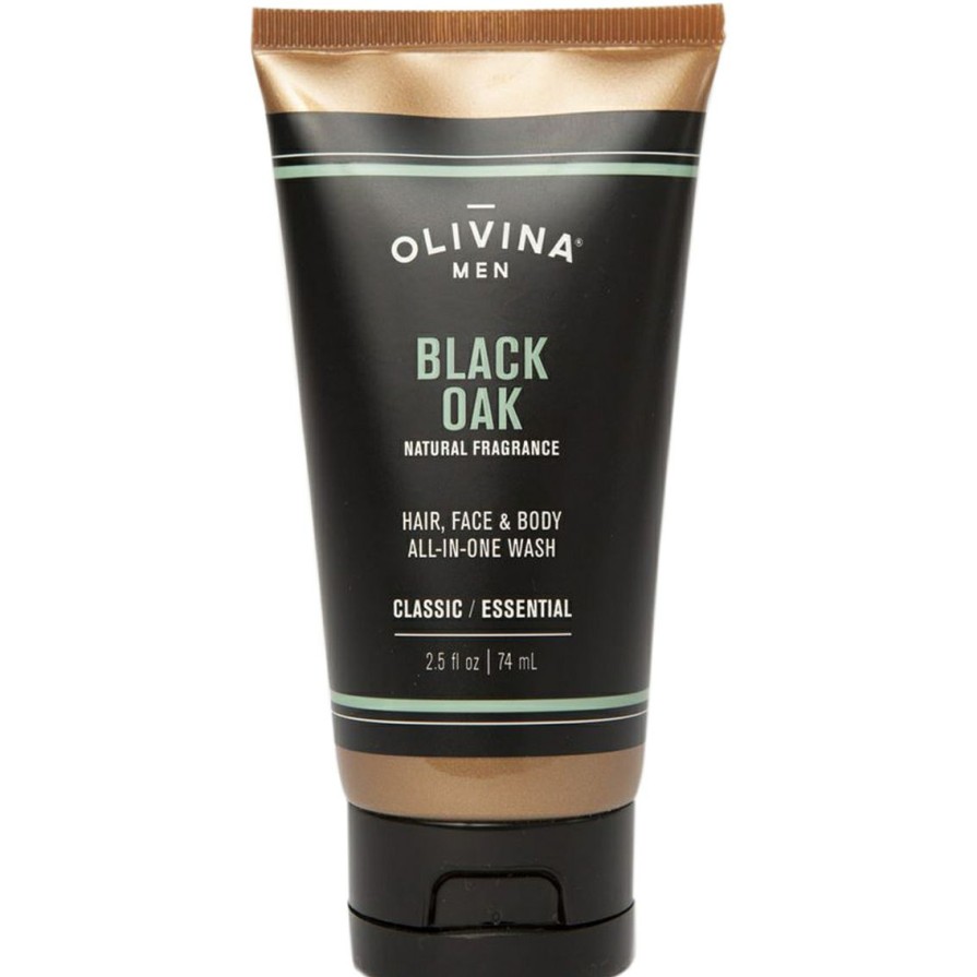 Beauty * | Discount Olivina Black Oak Hair, Face And Body Wash 2.5 Oz.