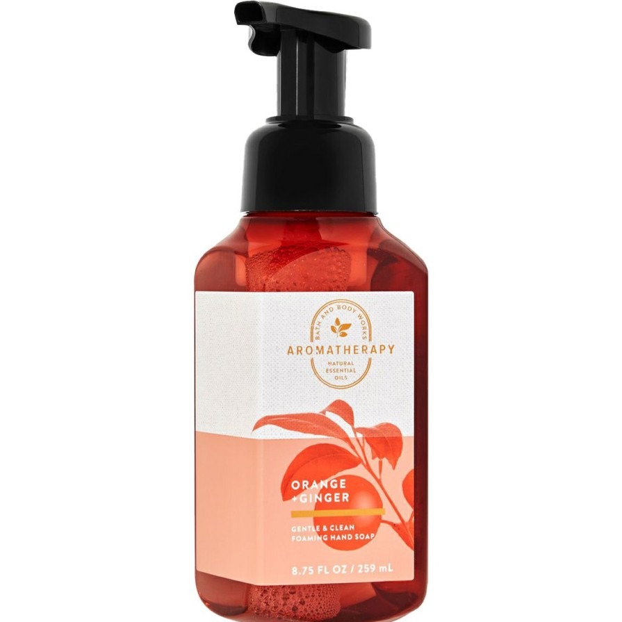 Beauty * | Deals Bath & Body Works Aromatherapy Orange Ginger Gentle And Clean Foaming Soap