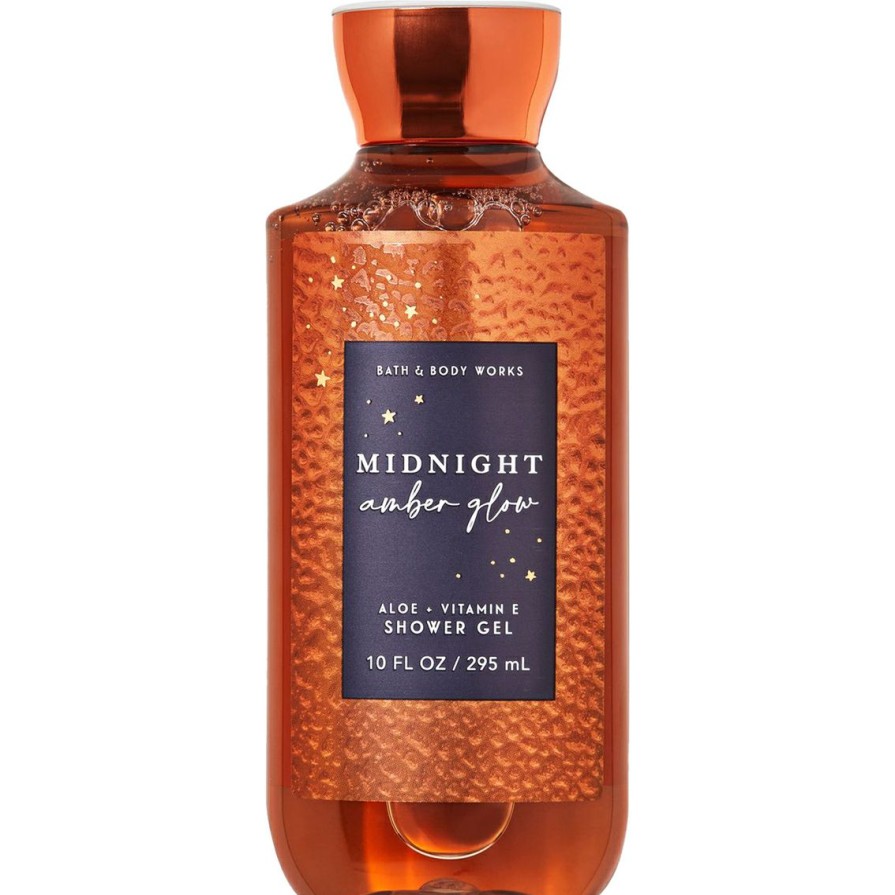 Beauty * | Buy Bath & Body Works Midnight Amber Glow Shower Gel