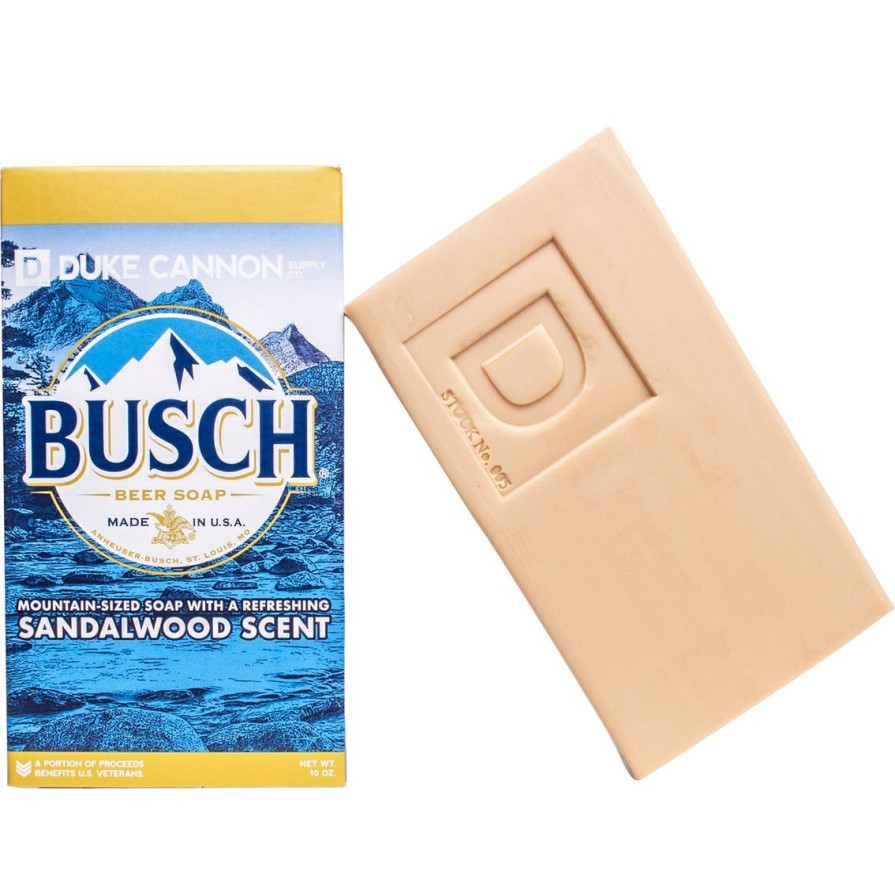 Beauty * | Cheap Duke Cannon Busch Beer Mountain Sized Soap 10 Oz.