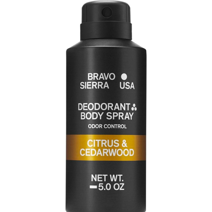 Beauty * | Flash Sale Bravo Sierra Citrus And Cedarwood Deodorant Body Spray 5 Oz.