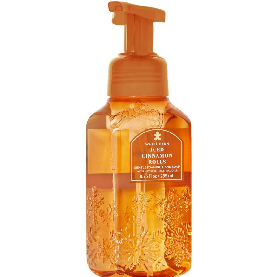 Beauty * | Wholesale Bath & Body Works Snowflake Tooled: Foaming Soap Iced Cinnamon Roll