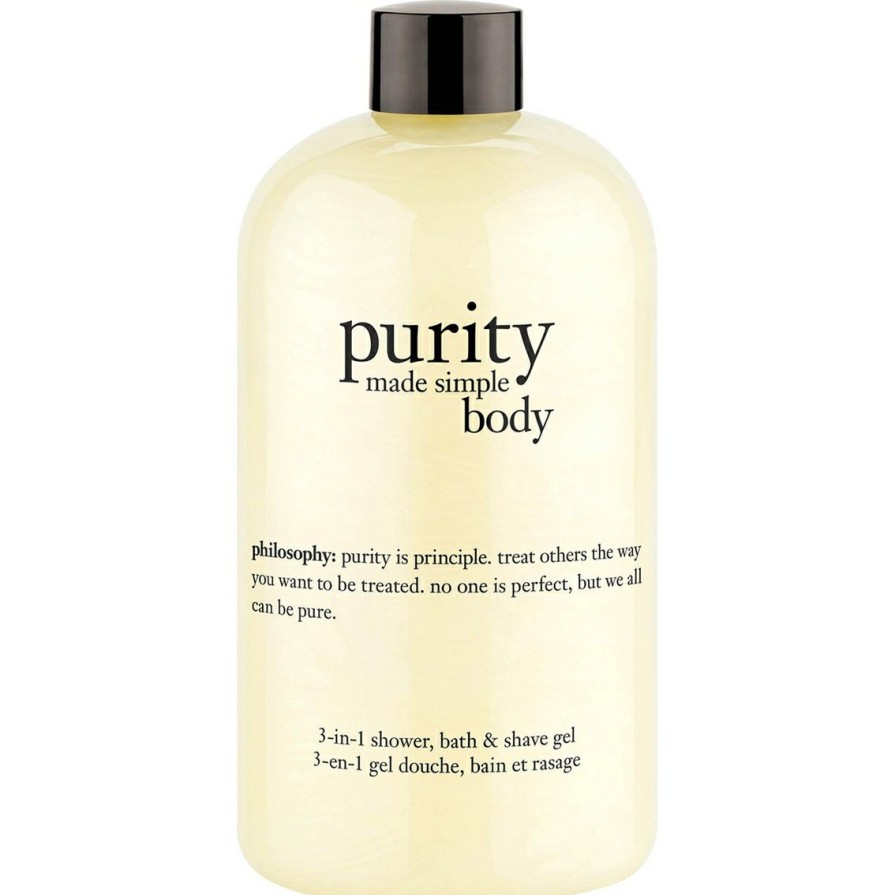 Beauty * | Buy Philosophy Purity Made Simply Body 3 In 1 Shower, Bath And Shave Gel