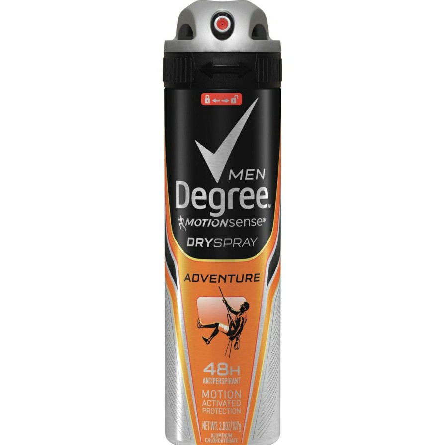 Beauty * | Deals Degree Men Adventure Dry Spray Deodorant