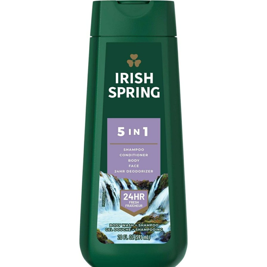 Beauty * | Best Reviews Of Irish Spring 5 In 1 Hair, Face And Body Wash 20 Oz.