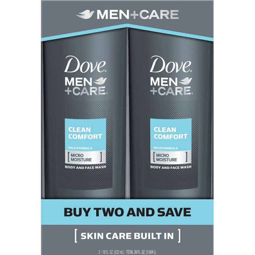 Beauty * | Top 10 Dove Men + Care Clean Comfort Body Wash 2 Pk.