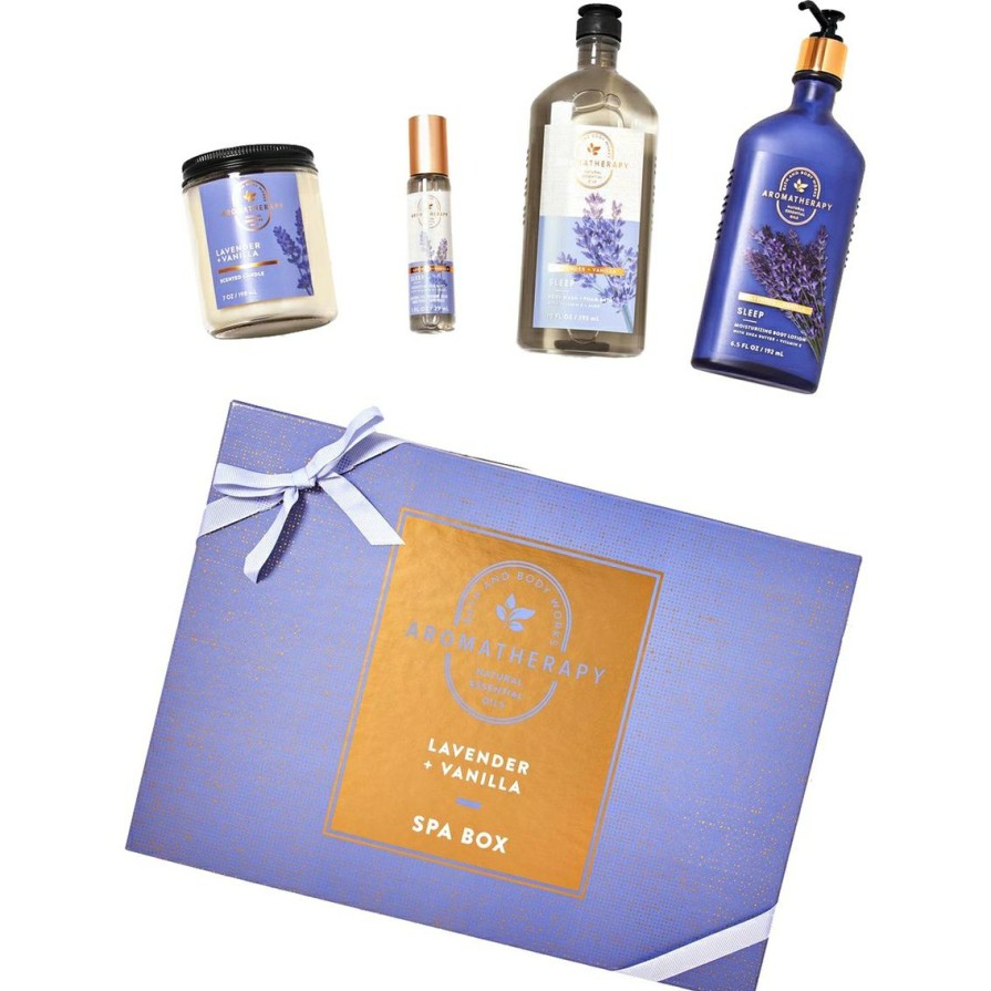 Beauty * | Cheap Bath & Body Works Spa Box Giftset Lavender Vanilla