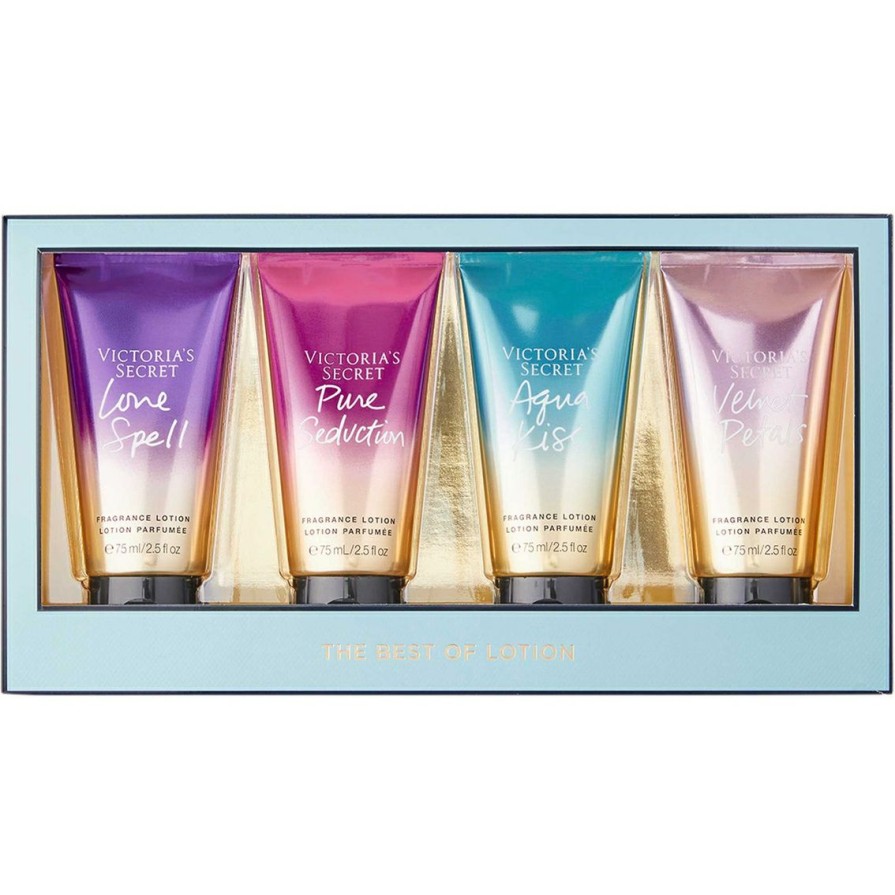 Beauty * | Best Sale Victoria'S Secret Assorted Mini Lotion Coffret 4 Pc. Set