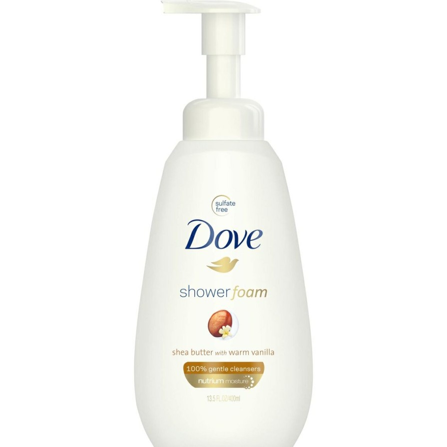 Beauty * | Best Pirce Dove Shea Butter With Warm Vanilla Shower Foam 13.5 Oz.