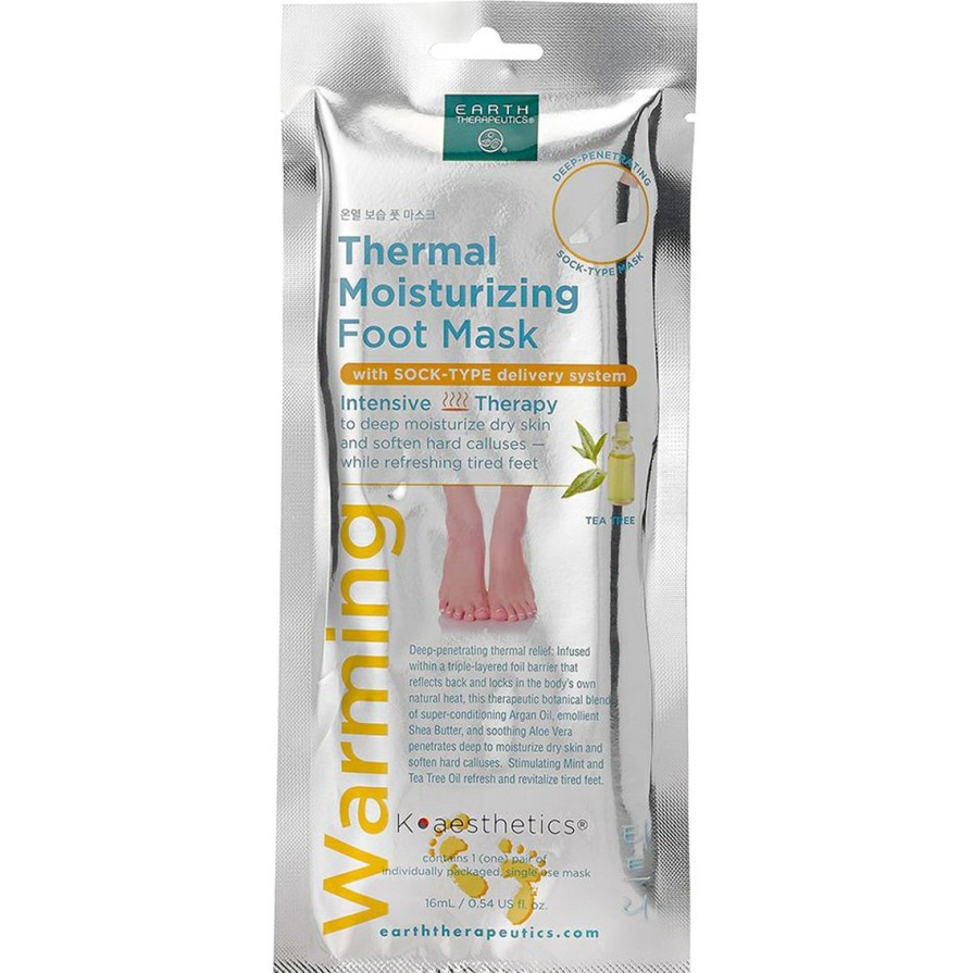 Beauty * | Brand New Earth Therapeutics Thermal Moisturizing Foot Mask