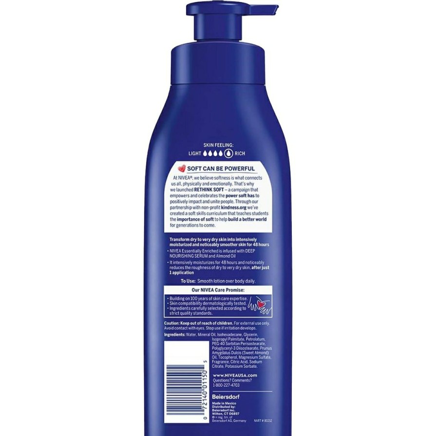 Beauty * | Hot Sale Nivea Essentially Enriched Lotion 16.9 Oz.