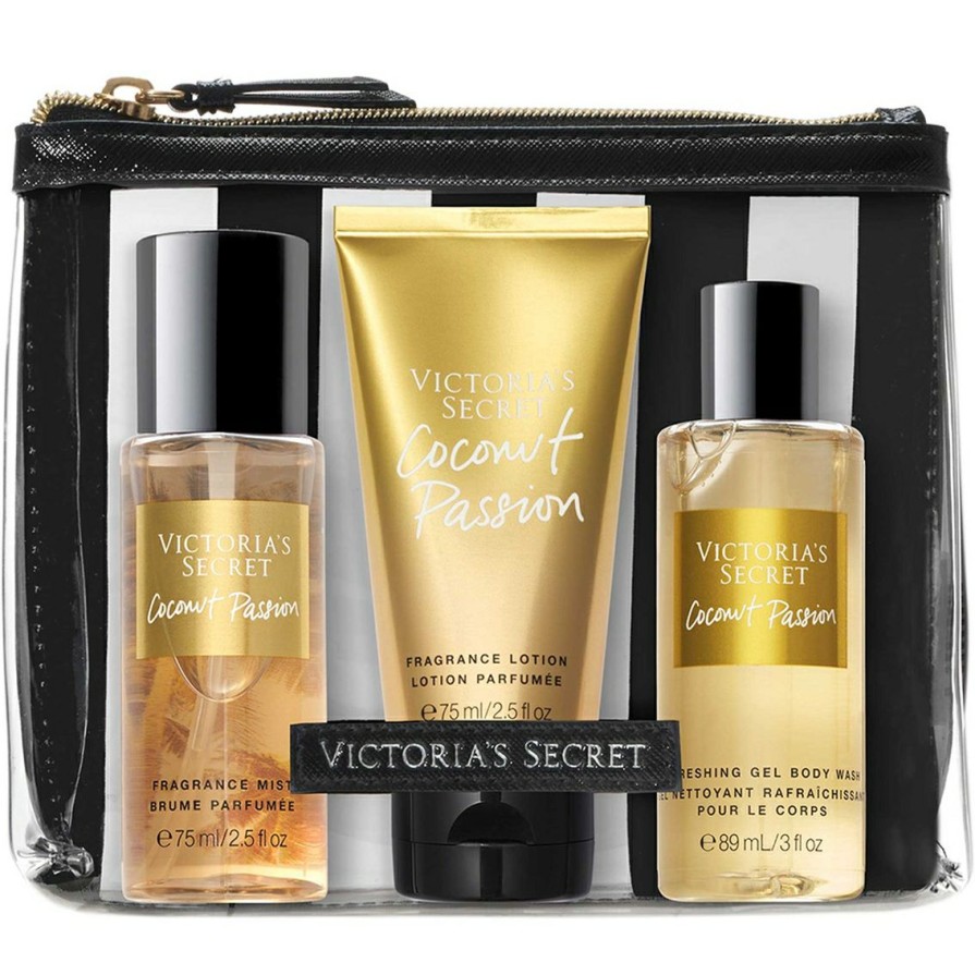 Beauty * | Cheapest Victoria'S Secret The Mist Collection Coconut Passion 3 Pc. Softshape