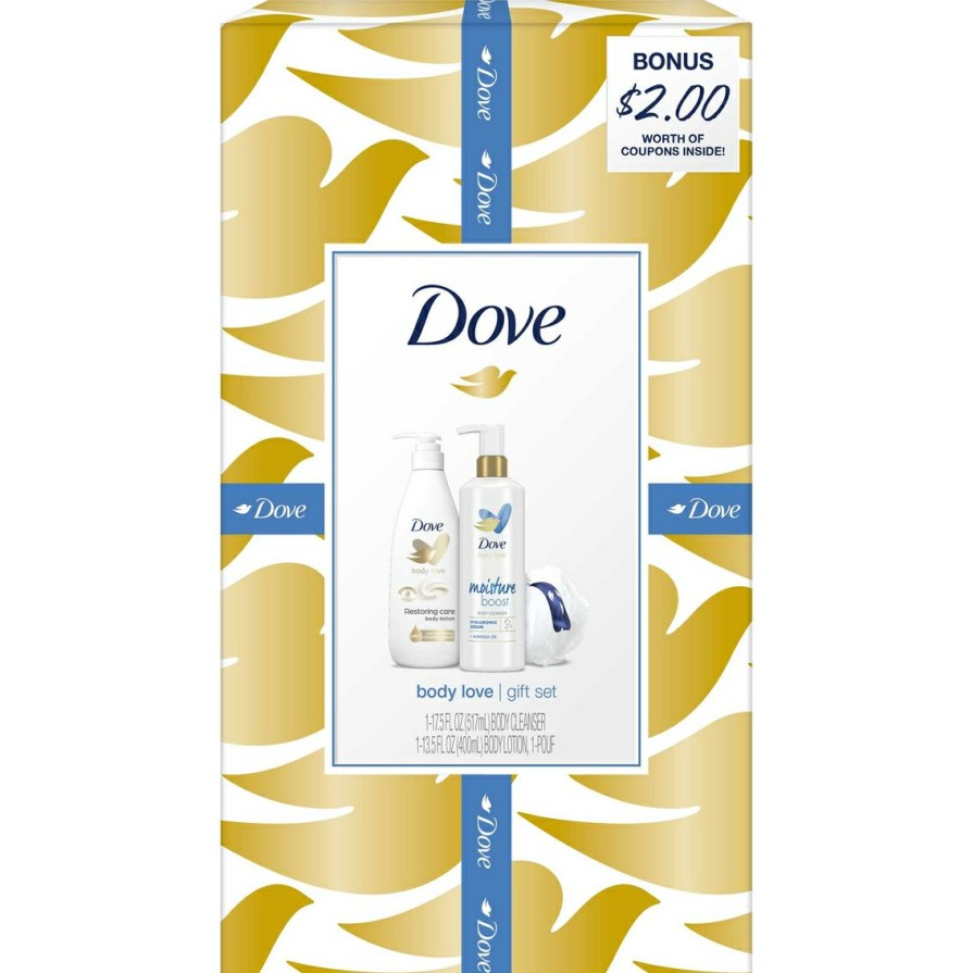 Beauty * | Top 10 Dove Body Love 3 Pc. Gift Set