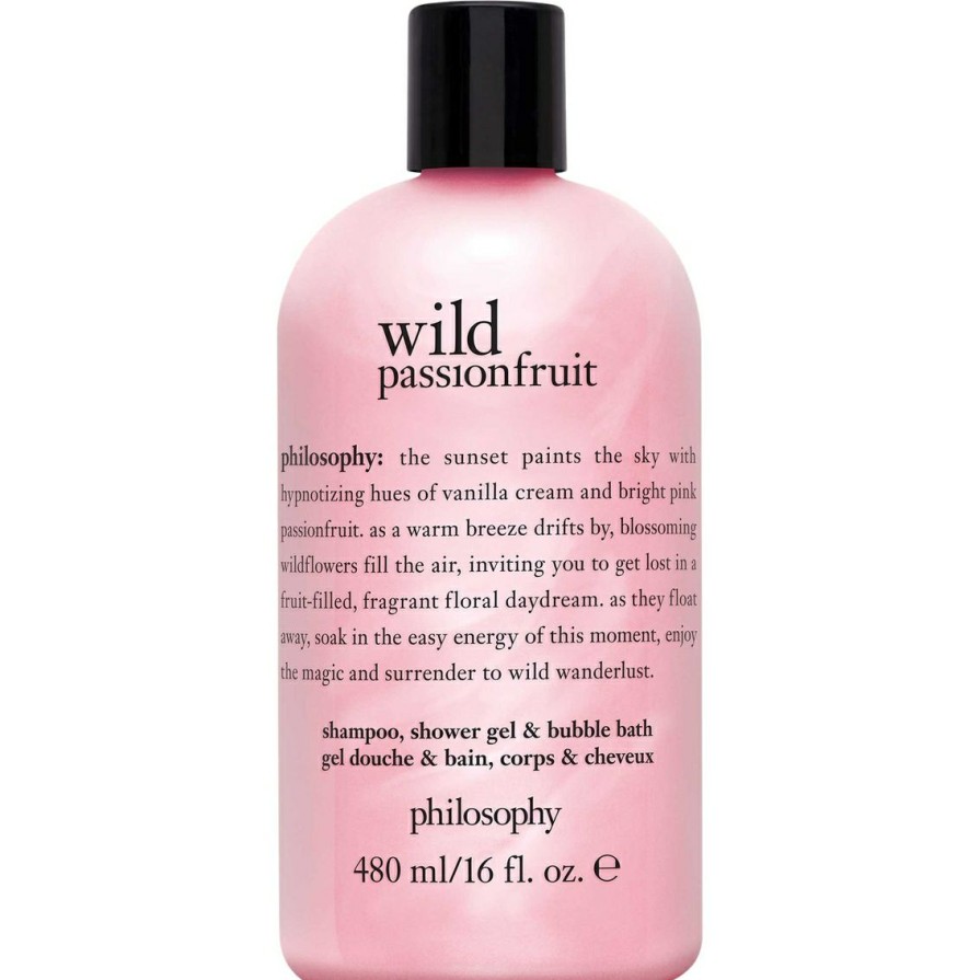 Beauty * | Top 10 Philosophy Wild Passionfruit Shampoo, Shower Gel And Bubble Bath