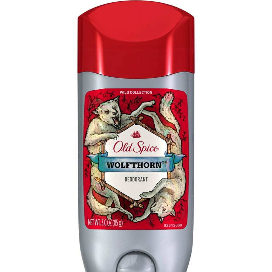 Beauty * | Promo Old Spice Wild Collection Wolfthorn Scent Deodorant 3 Oz.