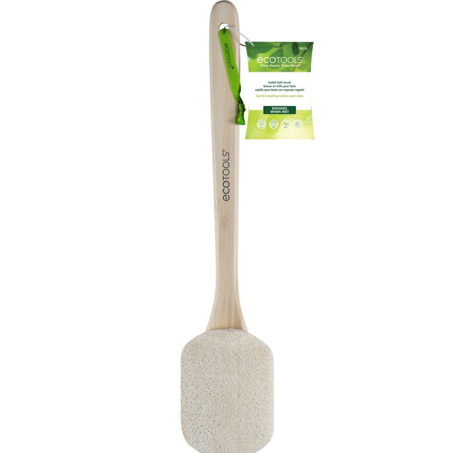 Beauty * | Cheap Ecotools Bamboo Loofah Brush