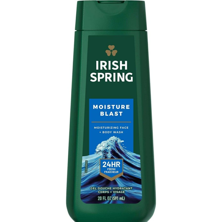 Beauty * | Wholesale Irish Spring Moisture Blast Moisturizing Face And Body Wash 20 Oz.