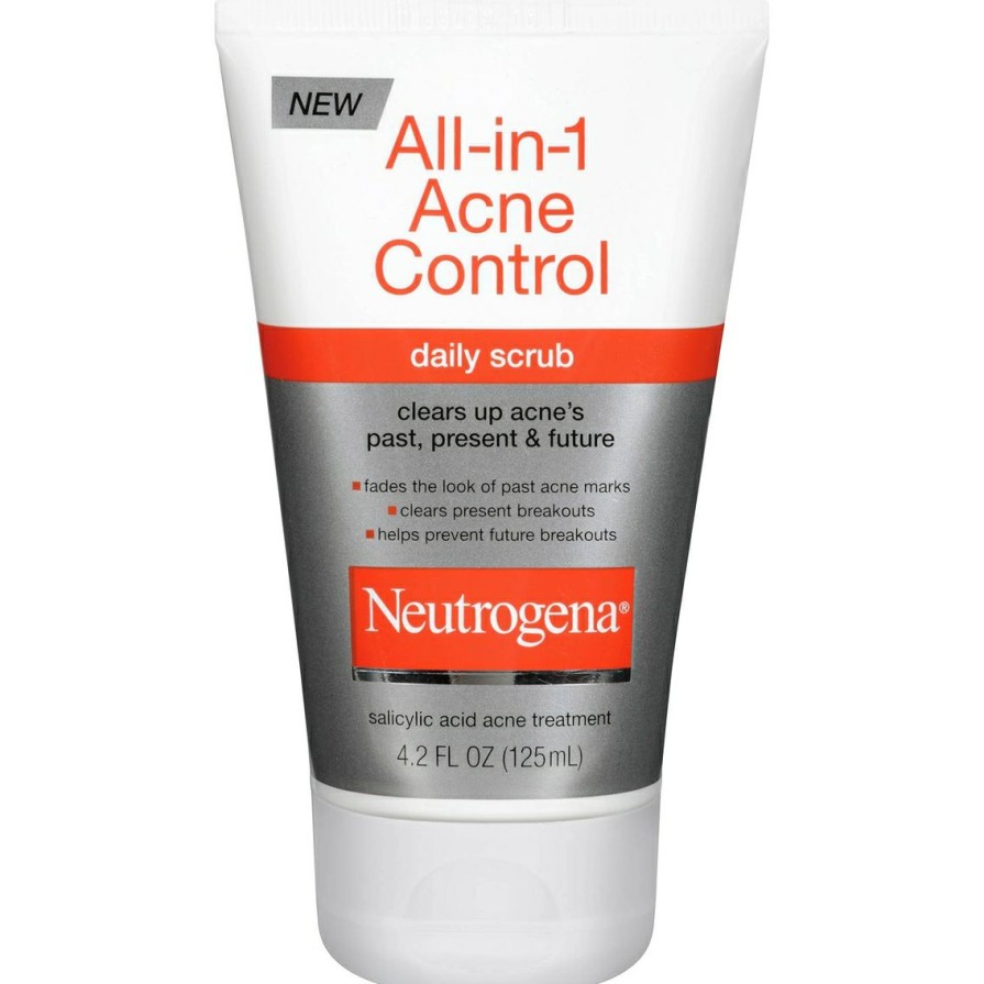 Beauty * | Best Sale Neutrogena All-In-1 Acne Control Daily Scrub