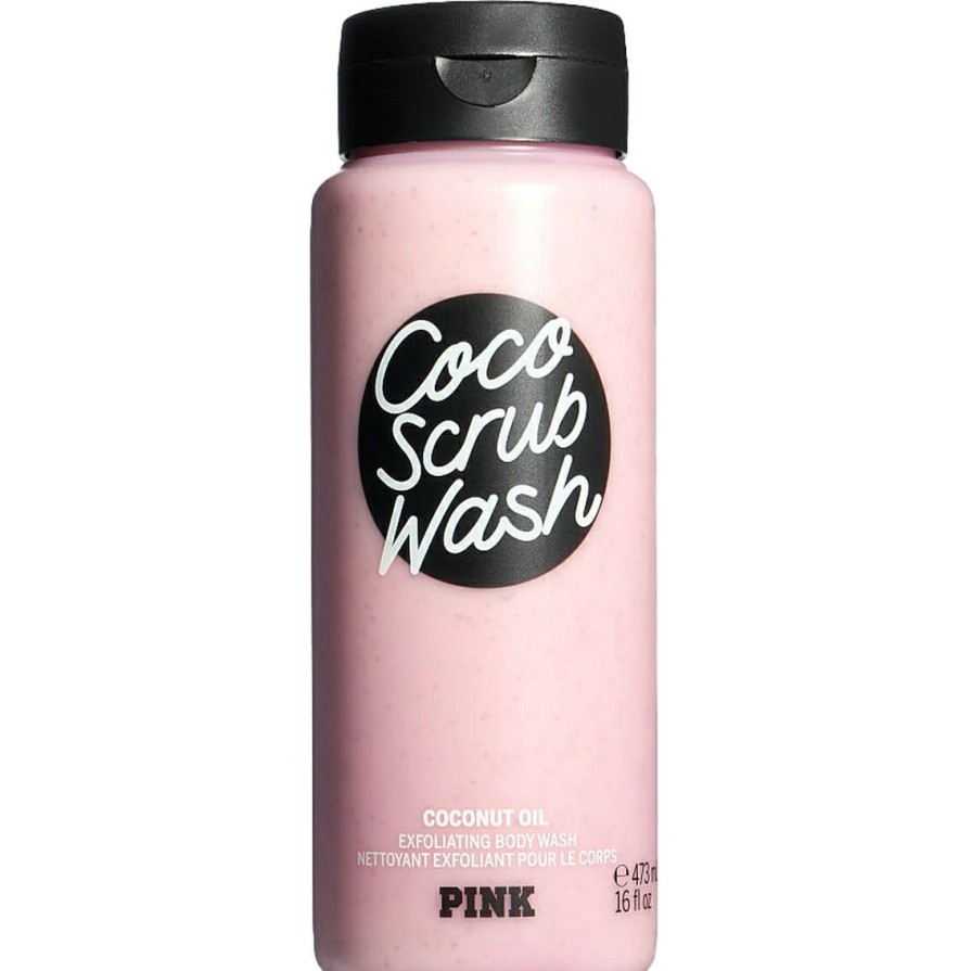 Beauty * | Cheap Victoria'S Secret Pink Coconut Exfoliating Body Wash 16 Oz.