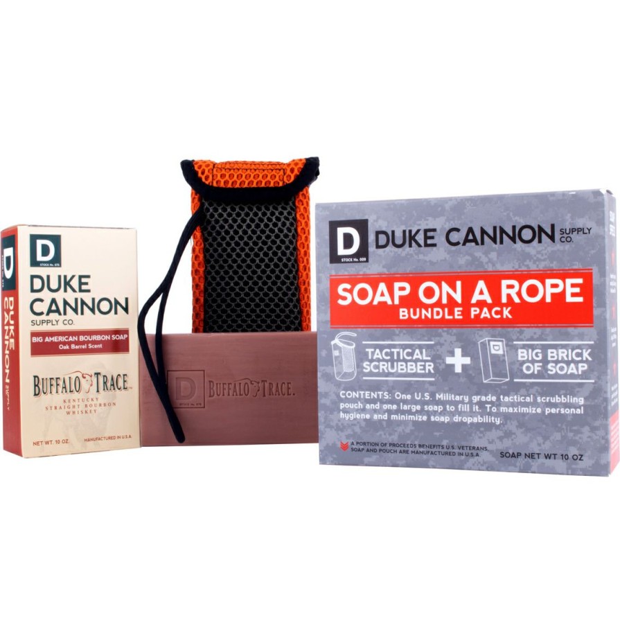 Beauty * | Promo Duke Cannon Bourbon Soap On A Rope Bundle Pack