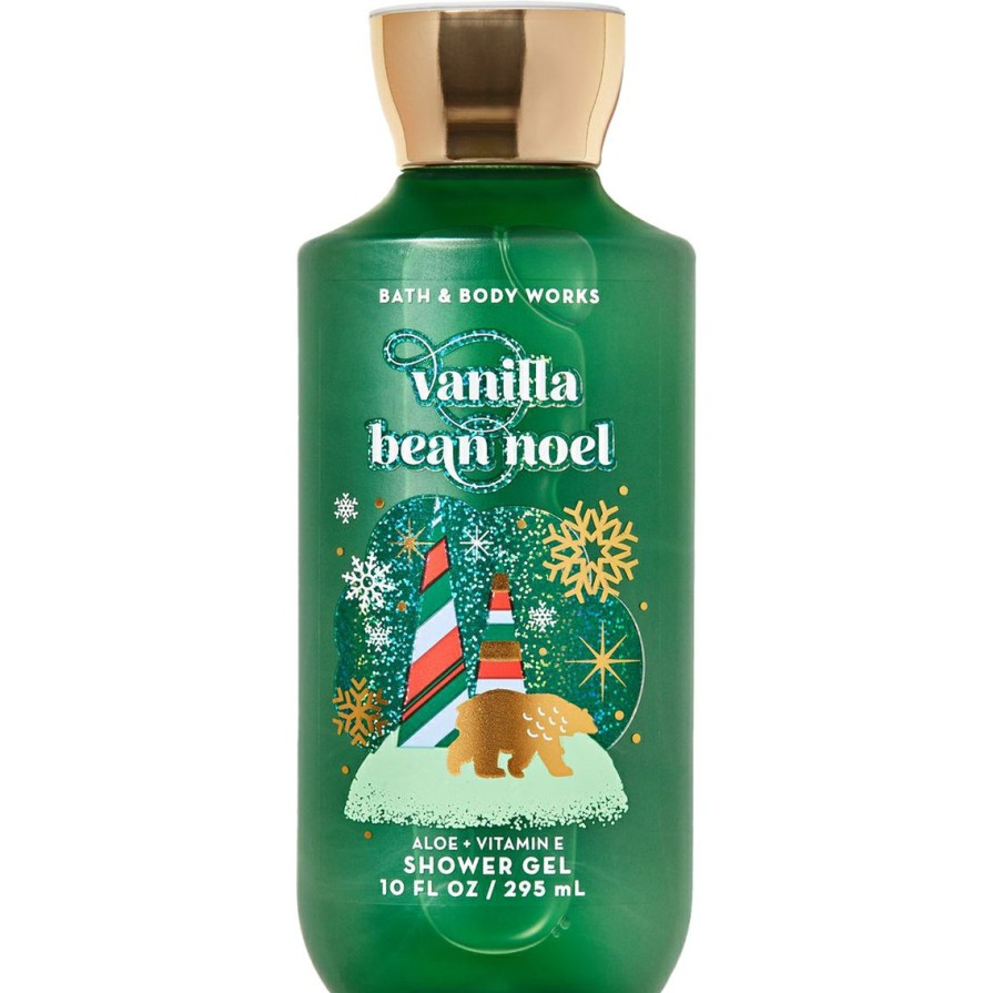 Beauty * | Brand New Bath & Body Works Holiday Traditions Vanilla Bean Noel Shower Gel 10 Oz.